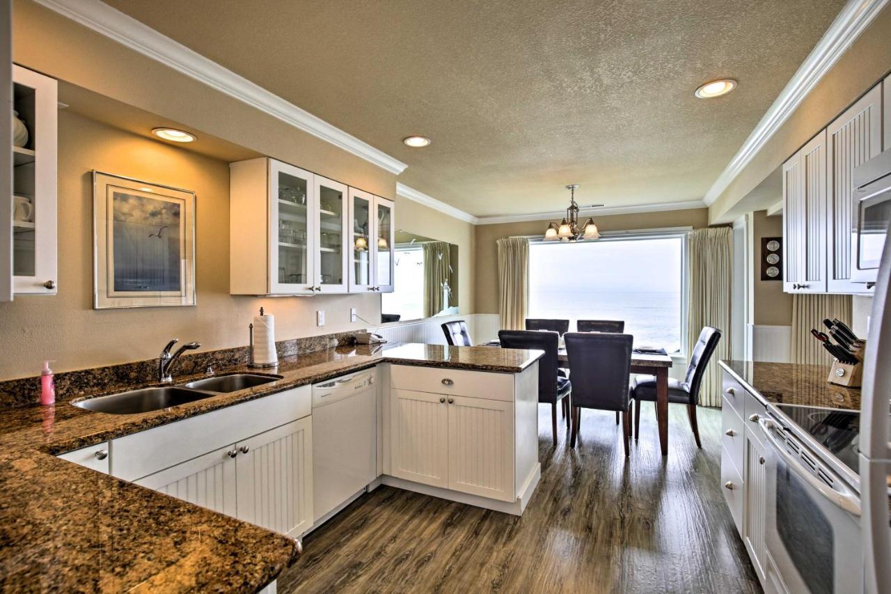 Beachfront Condo With Patio And Views - Walk To Shore! Lincoln City Zewnętrze zdjęcie