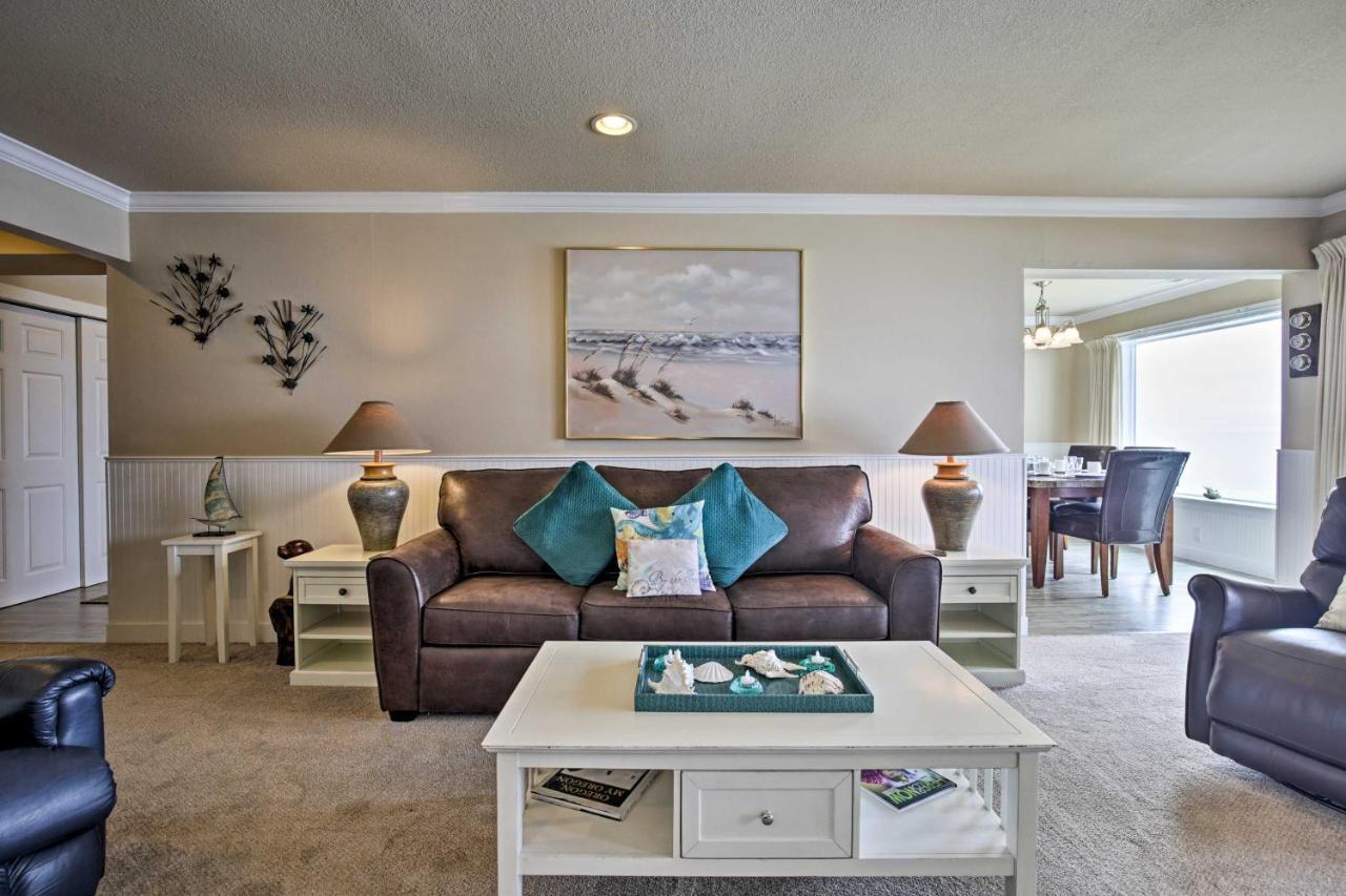 Beachfront Condo With Patio And Views - Walk To Shore! Lincoln City Zewnętrze zdjęcie